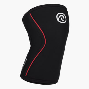 Rehband Rx Knee Sleeve 3mm Black Red Rogue Fitness GB